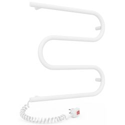 Полотенцесушитель электрический Laris Zebra Zmeevik 25 CK3 500x500 Left (White)