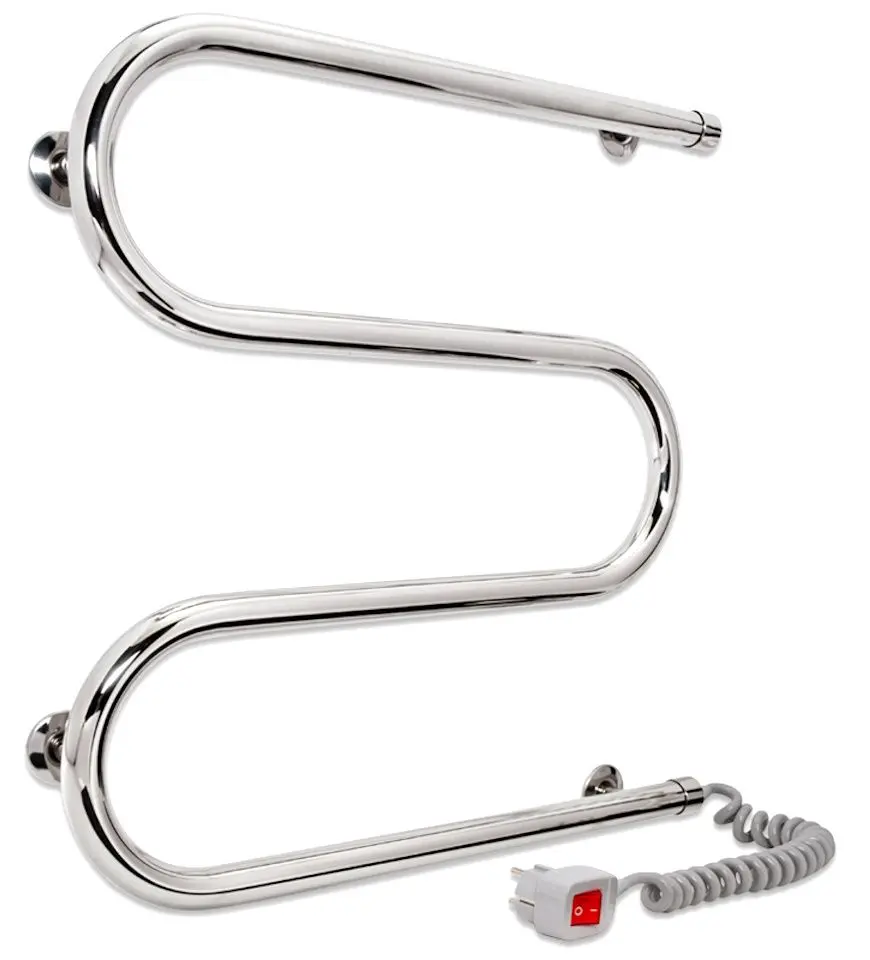 Полотенцесушитель электрический Laris Zmeevik 25 PC3 500x500 Right (Chrome)