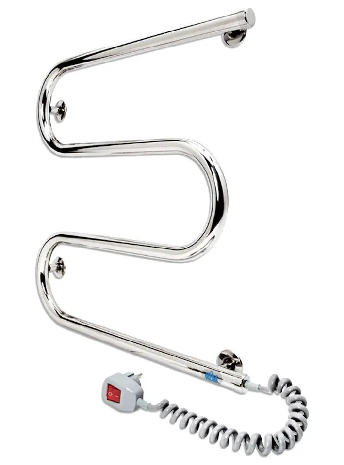 Полотенцесушитель электрический Laris Zmeevik 25 PC3 500x500 Right (Chrome)