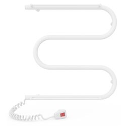 Полотенцесушитель электрический Laris Zebra Zmeevik 25 CK3 2 Shelves 500x500 Left (White) Thumb