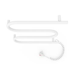 Полотенцесушитель электрический Laris Zebra Zmeevik 25 CK3 500x500 Right (White) Thumb