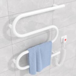 Полотенцесушитель электрический Laris Zebra Zmeevik 25 CK3 500x500 Right (White) Thumb