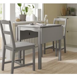 Masa plianta Ikea Hauga 55/82/109x74cm (Gri)