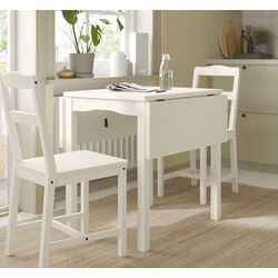 Masa plianta Ikea Hauga 55/82/109x74cm (Alb)