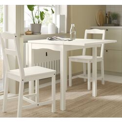 Masa plianta Ikea Hauga 55/82/109x74cm (Alb) Thumb