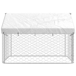 Вольер для собак VidaXL 171498 (Silver) Thumb