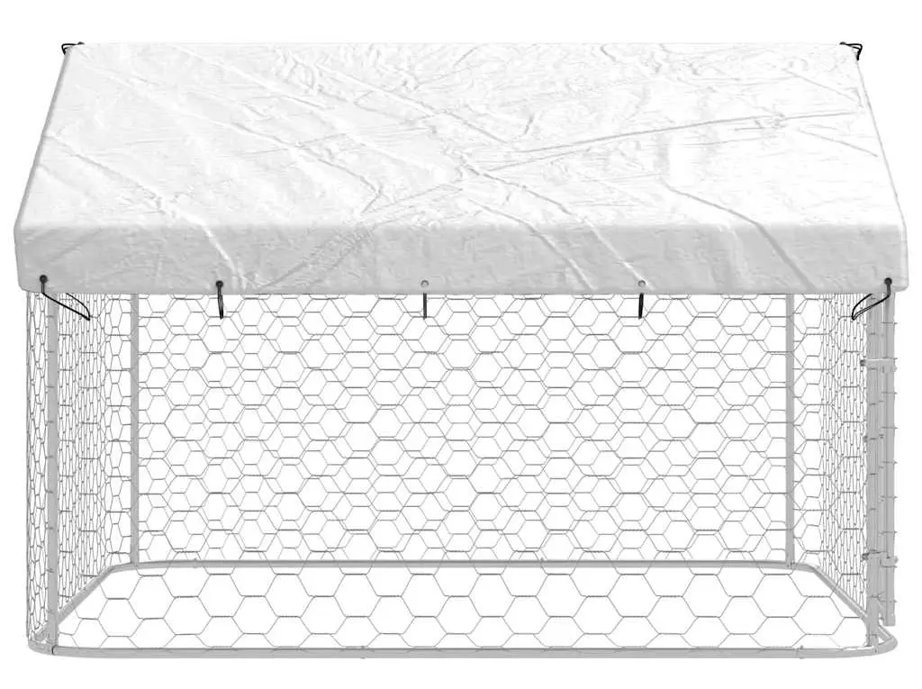 Вольер для собак VidaXL 171498 (Silver) - 4