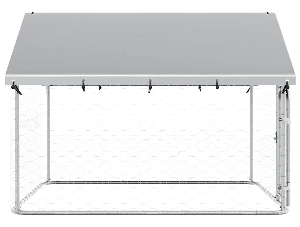 Вольер для собак VidaXL 171498 (Silver) - 5