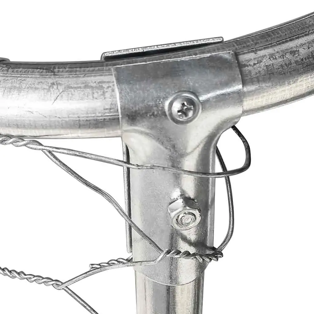 Вольер для собак VidaXL 171498 (Silver) - 6