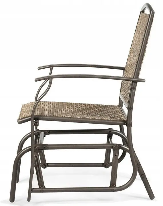 Fotoliu-balansoar de gradina Costway OP3906 9 (Brown) - 5