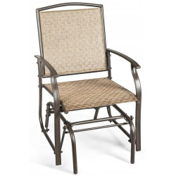 Fotoliu-balansoar de gradina Costway OP3906 9 (Brown) Thumb