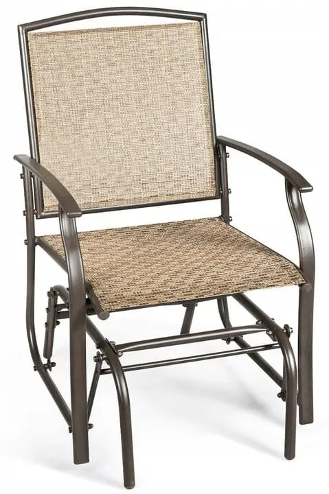 Fotoliu-balansoar de gradina Costway OP3906 9 (Brown) - 2