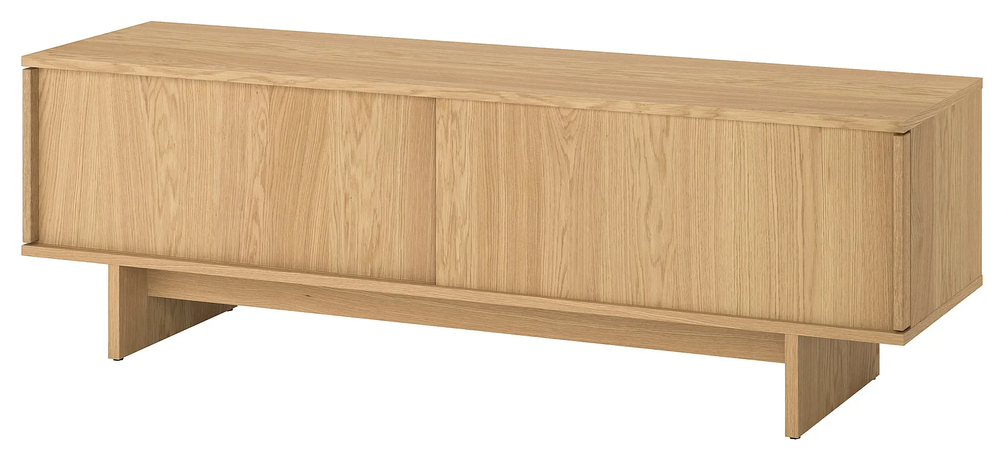 Тумба РТВ Ikea Stockholm 2025 раздвижные дверцы 179x42x56 (Дубовый шпон) - 2