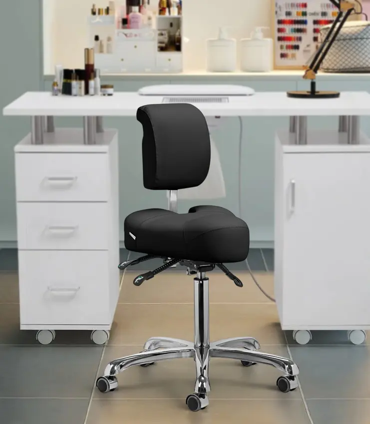 Taburet tip sa Giovanni 1005 150910 (Black/Silver)