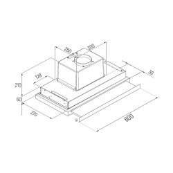 Set de bucatarie cu electrocasnice Samanta Exclusive 2 2m White/Artisan Oak + Wolser WL- F 6400 EN Inox + Tornado Solano 860 (60) IX LED Inox Thumb