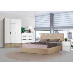 Спальня Elegance Essentials (Beige/Craft Oak Gray/White)