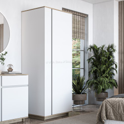 Шкаф Magnusplus Concept CT22 80x200x60 (Grey Craft Oak/Nimphaea Alba)