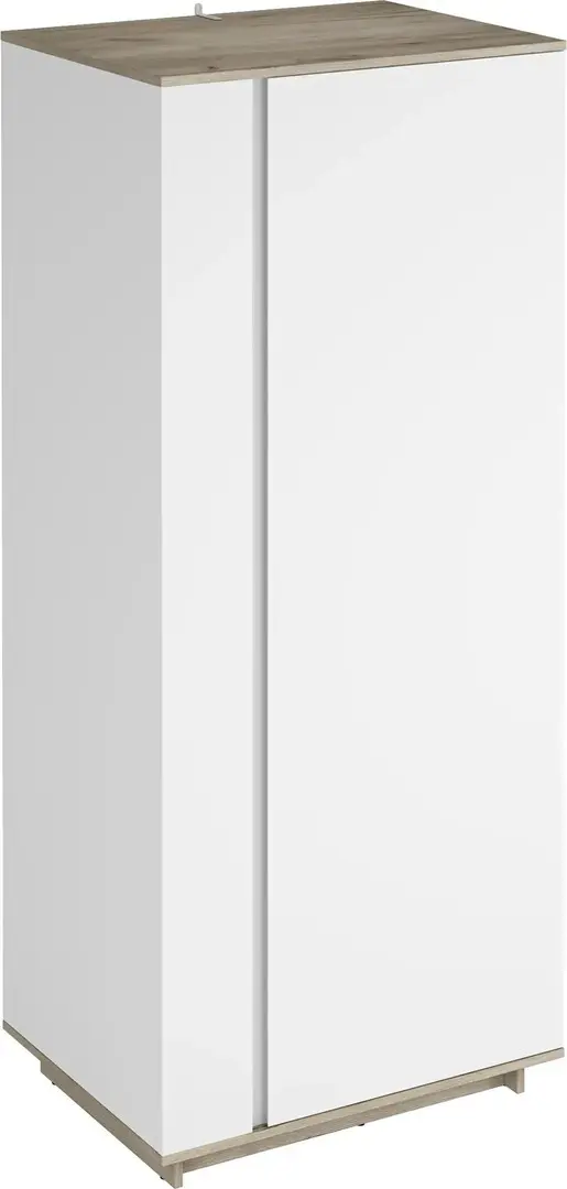 Шкаф Magnusplus Concept CT22 80x200x60 (Grey Craft Oak/Nimphaea Alba) - 2