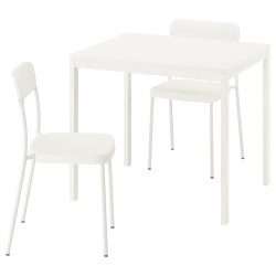 Set masa scaune Ikea Vihals 84/120x74 1+2 (Alb) Thumb