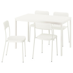 Set masa scaune Ikea Vihals 120/180x74 1+4 (Alb) Thumb