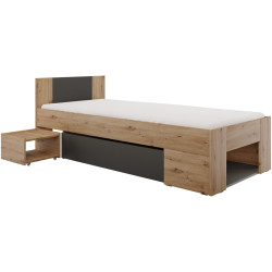 Pat Tempo Kondela Unis 90x200 (Artisan Oak/Anthracite) Thumb