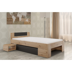 Pat Tempo Kondela Unis 120x200 (Artisan Oak/Anthracite)