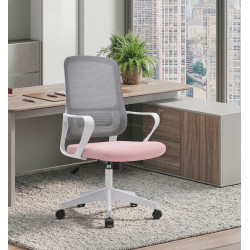 Кресло Tempo Kondela Salomo Tip 1 (Grey/Pink)