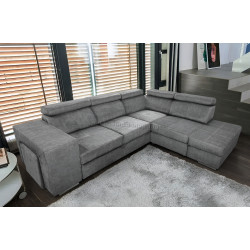 Диван угловой Tempo Kondela Malaga Right Country 17 (Gray)