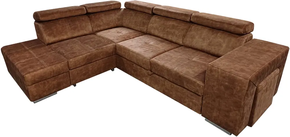 Диван угловой Tempo Kondela Malaga Left Country 8 (Brown)