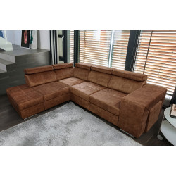 Диван угловой Tempo Kondela Malaga Left Country 8 (Brown)