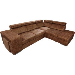 Canapea de colt Tempo Kondela Malaga Right Country 8 (Brown) Thumb