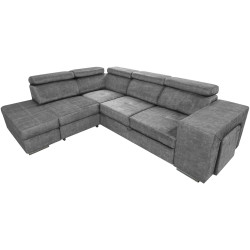 Диван угловой Tempo Kondela Malaga Left Country 17 (Gray) Thumb