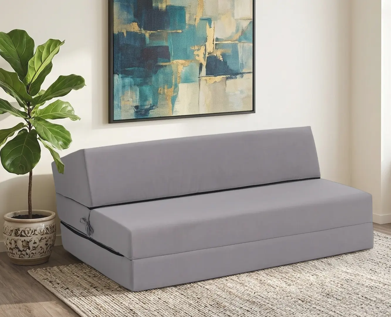 Canapea fara carcasa Tempo Kondela Vedis Trinity 32 (Light Grey)