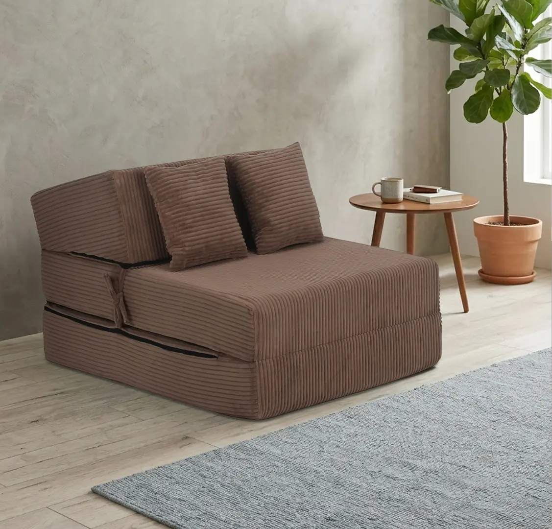 Мягкий шезлонг Tempo Kondela Pelos Lincoln 17 (Light Brown)