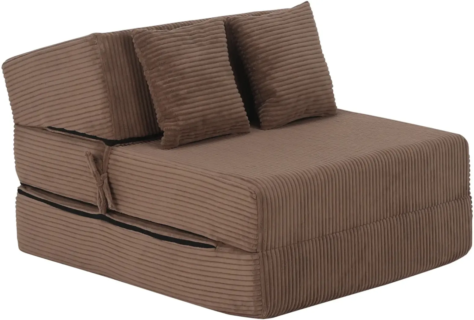 Мягкий шезлонг Tempo Kondela Pelos Lincoln 17 (Light Brown) - 8