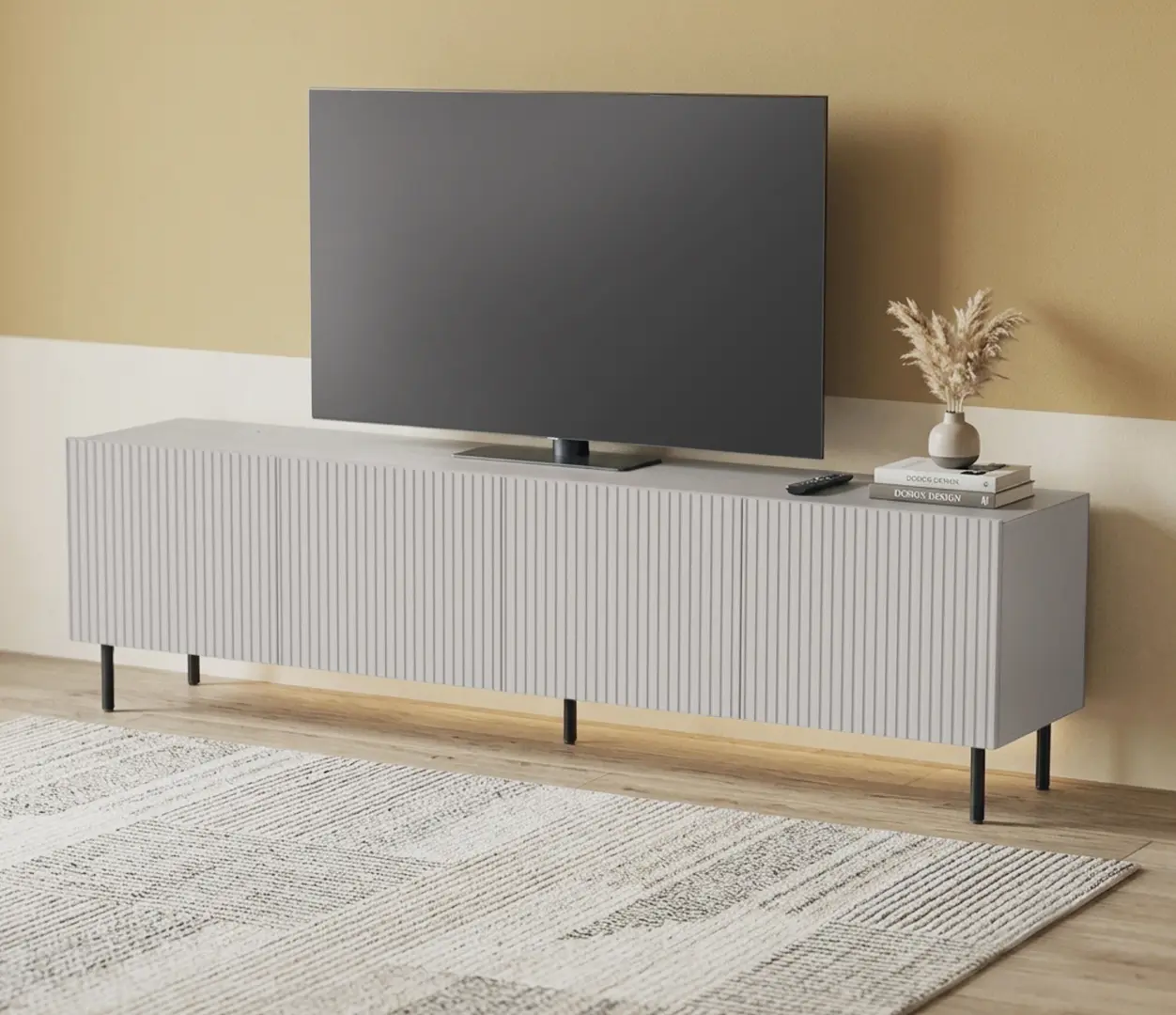 Тумба РТВ Halmar Paxos RTV-2 (Cashmere /Black)