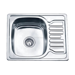 Chiuveta Fabiano 58x48 0.8 FB EPL L (Inox)