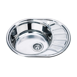 Chiuveta Fabiano 57x45 0.8 FB EPL L (Inox)