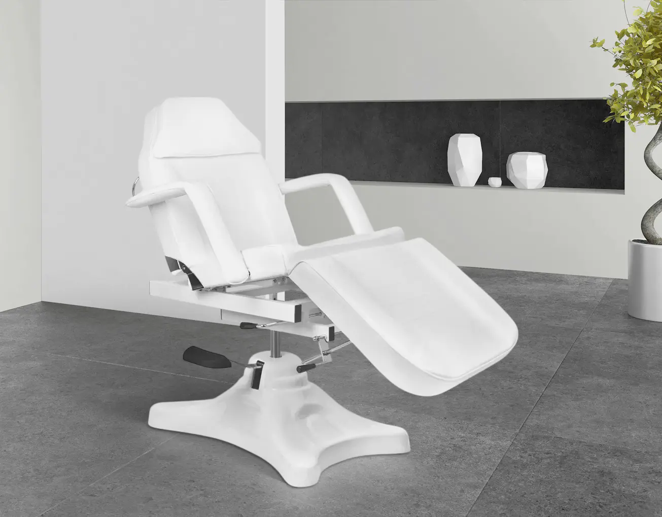 Fotoliu cosmetologic Activeshop A 234D 122352 (White)