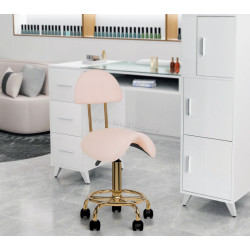 Табурет-седло Activeshop 6001-G 154523 (Pink/Gold) Thumb