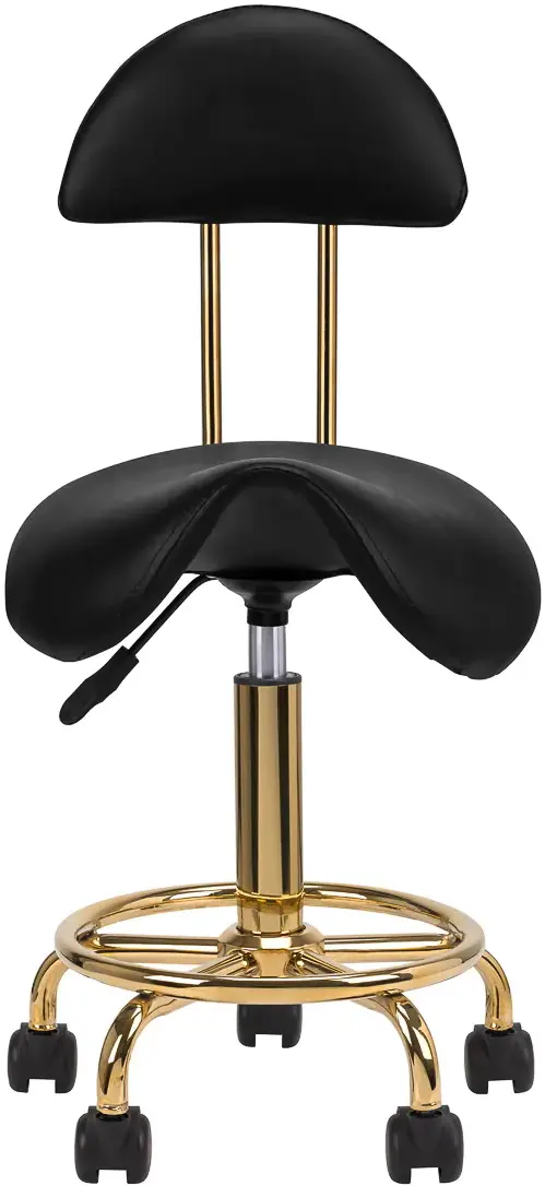Taburet tip sa Activeshop 6001-G 154522 (Black/Gold)