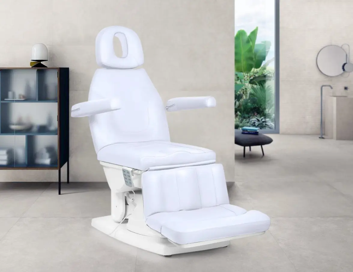 Кресло косметологическое Activeshop Kate 4 155554 (Cold White)