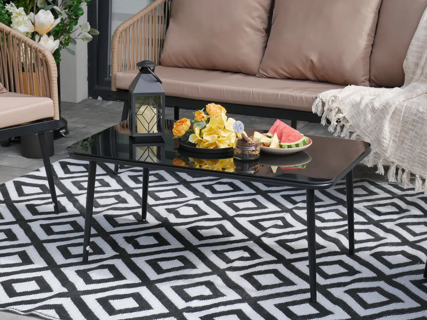 Комплект садовой мебели GardenLine ABI8517 (Beige) - 6