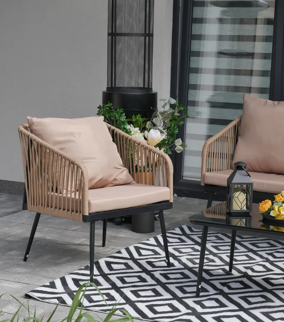 Комплект садовой мебели GardenLine ABI8517 (Beige) - 5