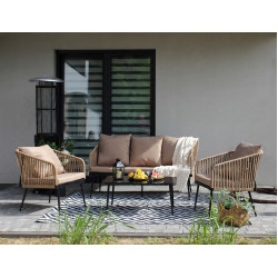 Set mobilier de gradina GardenLine ABI8517 (Beige)