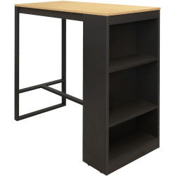 Барный стол DP Bosco 100x105x50 (Black/Oak) Thumb