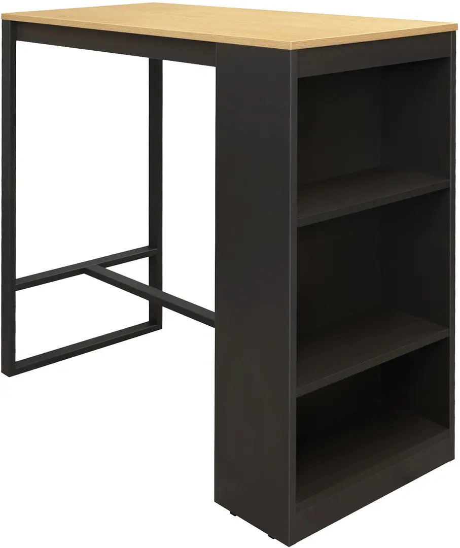 Барный стол DP Bosco 100x105x50 (Black/Oak)