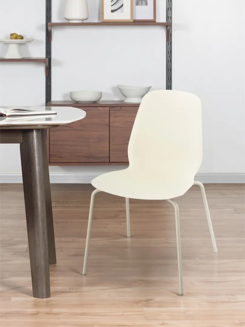 Scaun Ikea Skalsta plastic (Bej/Gri deschis-bej)