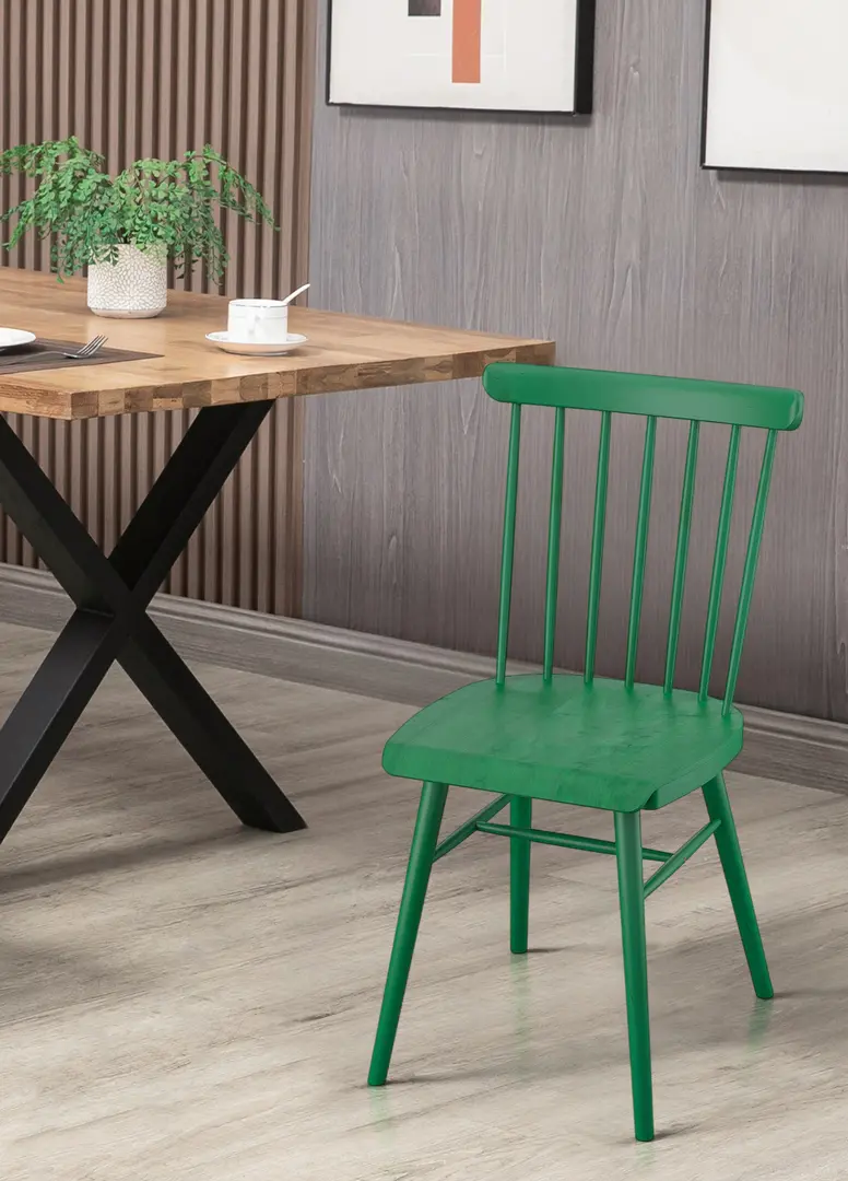 Стул Ikea Hogved (Зеленый)