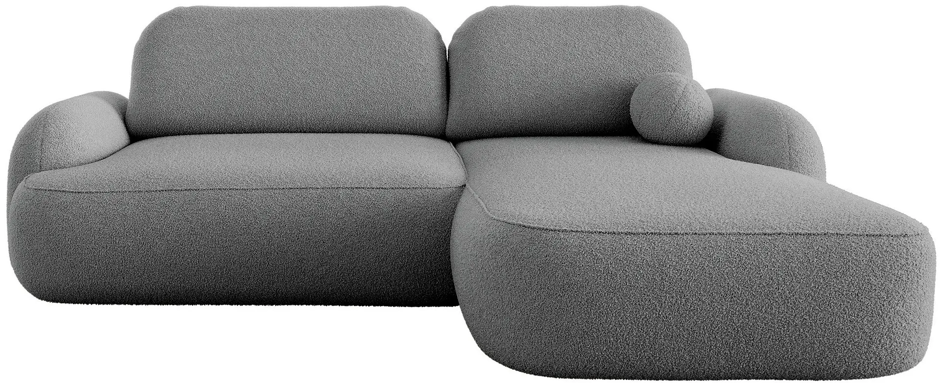 Canapea de colt Space Meble Molly L Terra Frotte 5 (Grey) - 2